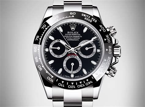 new rolex daytona stainless steel black face